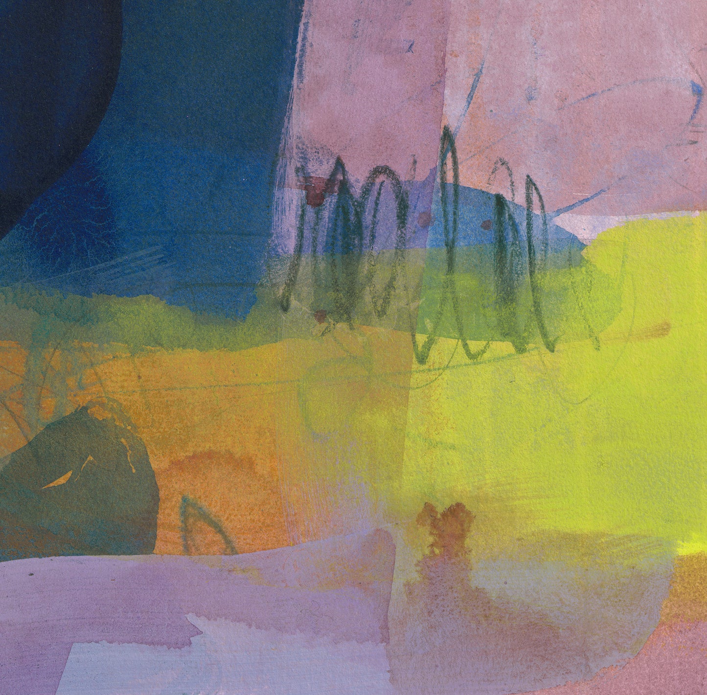 She let me play with her paintbox