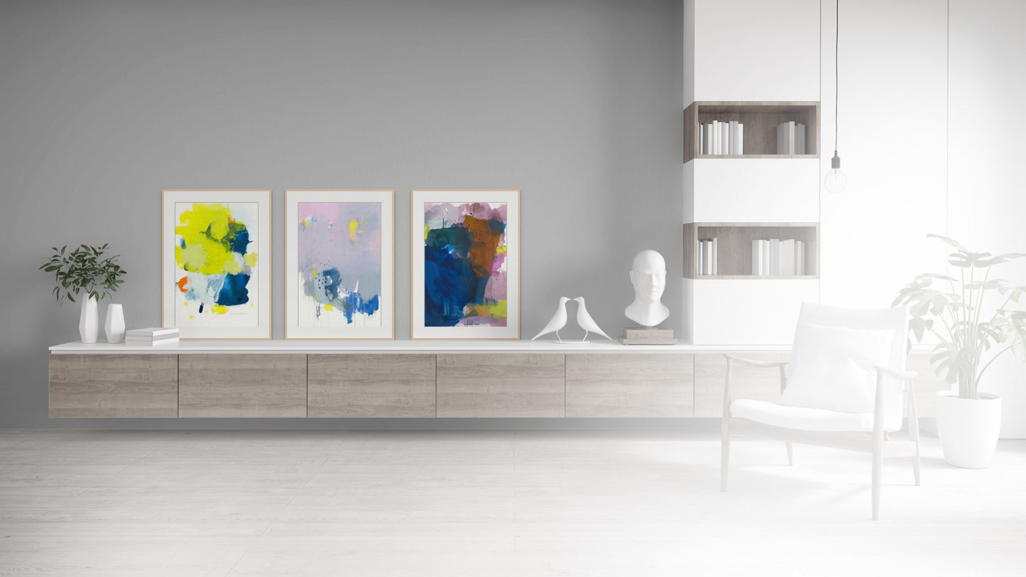 She let me play with her paintbox