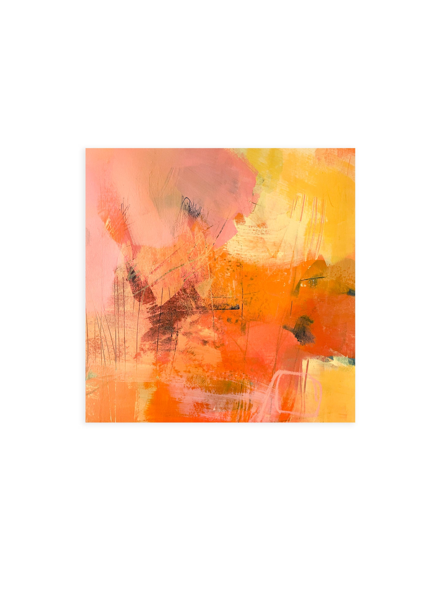 En haut de la tour à feu